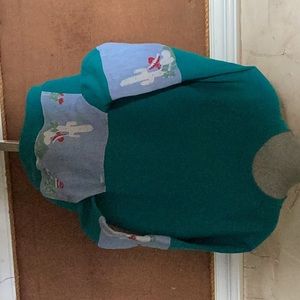 TURQUOISE SWEAT SHIRT